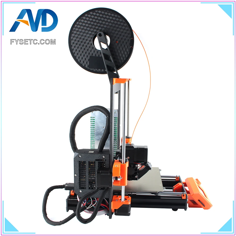 1 Set Complete DIY Clone Prusa i3 MK3S 3D Printer Full Kit With Aluminum Alloy Frame Profile Magnetic Heat Bed Motor Einsy board