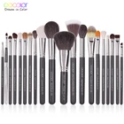 Docolor набор кистей для макияжа Звездный серый 20 шт Профессиональные натуральные волосы основа для макияжа Пудра Тени для век Смешивание румян макияж кисть