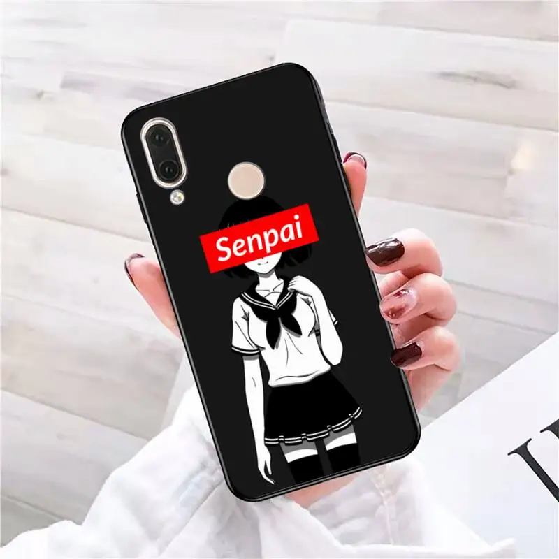 Sugoi Senpai Anime Waifu Phone Case For Redmi 9 5 S2 K30pro Silicone Fundas for 8 7 7A note 5A Capa | Мобильные телефоны и