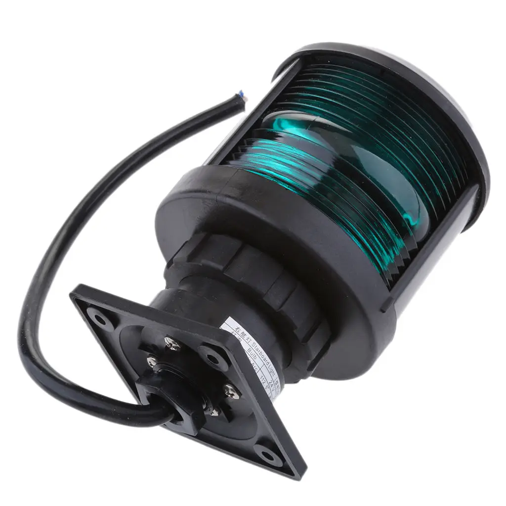 

12/24V Green Starboard LED Side Light Navigation Sailing Signal Marine Boat