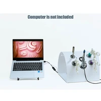 medical students laparoscopic simulator training box set with 30 degree endoscope surgical teaching equipment practice tools