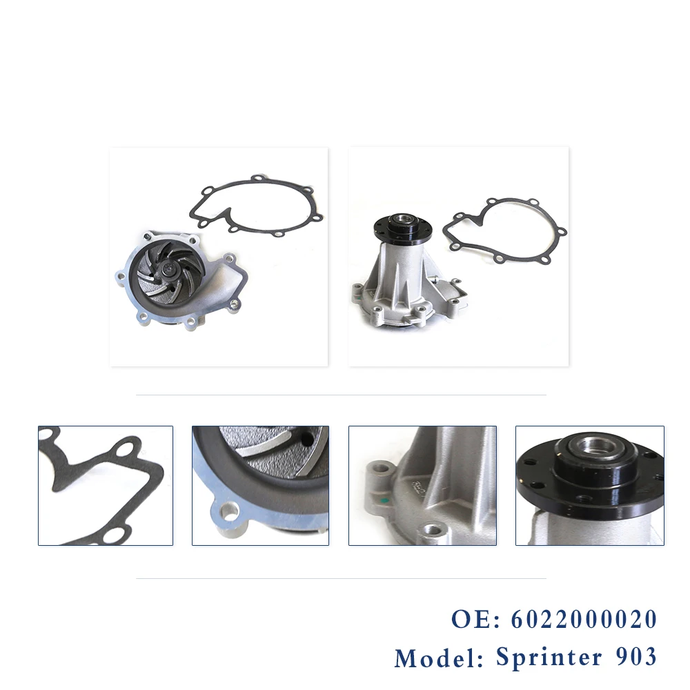 Новый вспомогательный водяной насос для Sprinter 903 Oe 6022000020 6032010110 6022000220 6022000120|Водяные