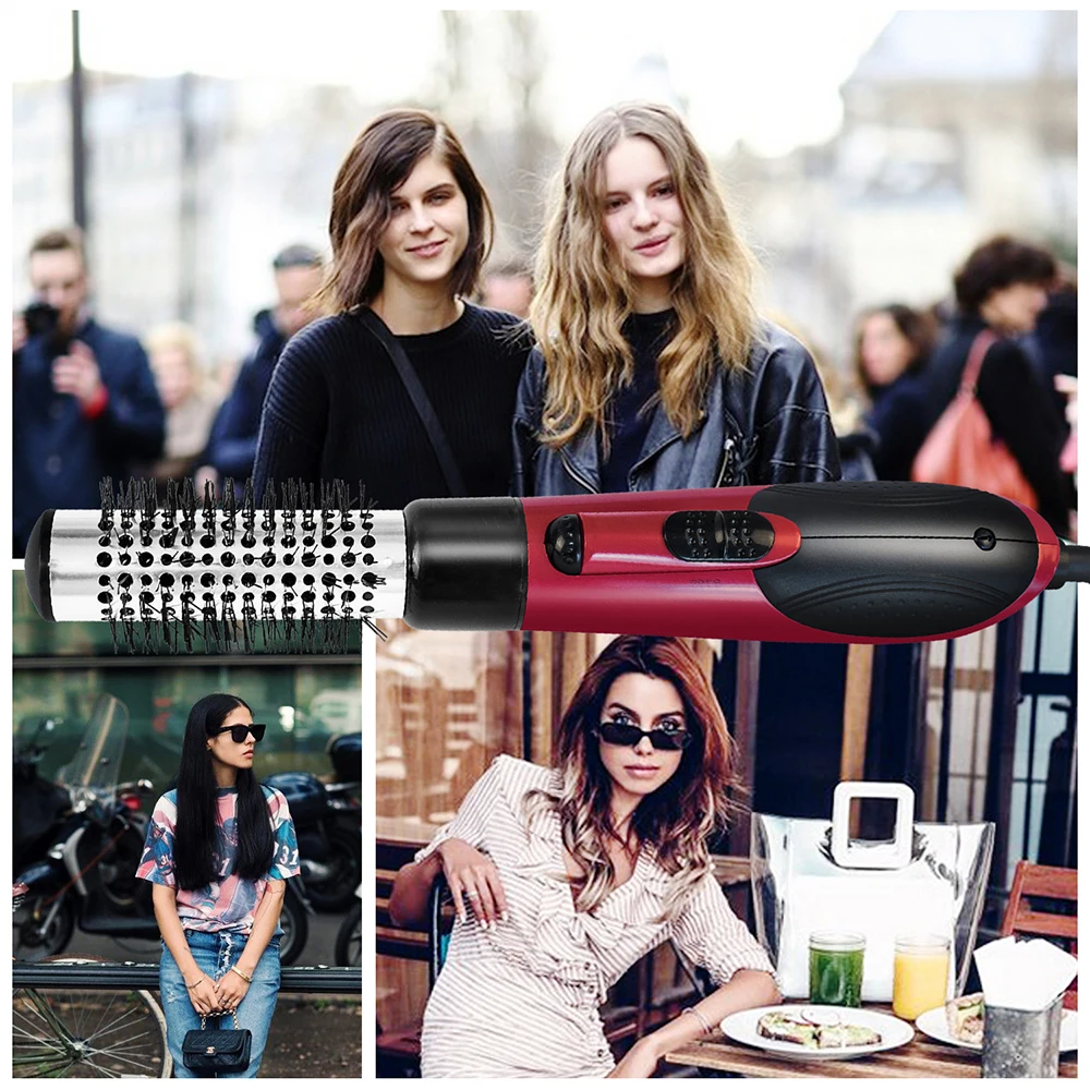 

One Step Hair Dryer Brush 7 in 1 Hot Air Brush Hair Blow Dryer Volumizer Hair Straightener Curler Comb Travel Hairdryer Brush