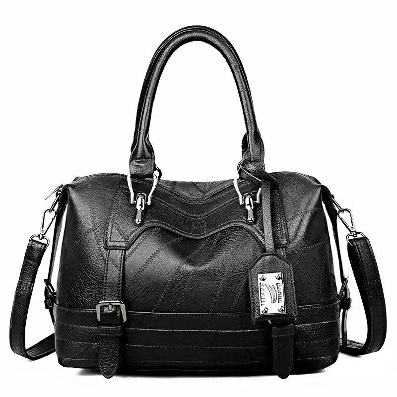 

Women Leather Handbags Big PU Women Bag High Quality Casual Female Shoulder Bags Tote Boston Bag Shoulder Bag Luxury Handbags