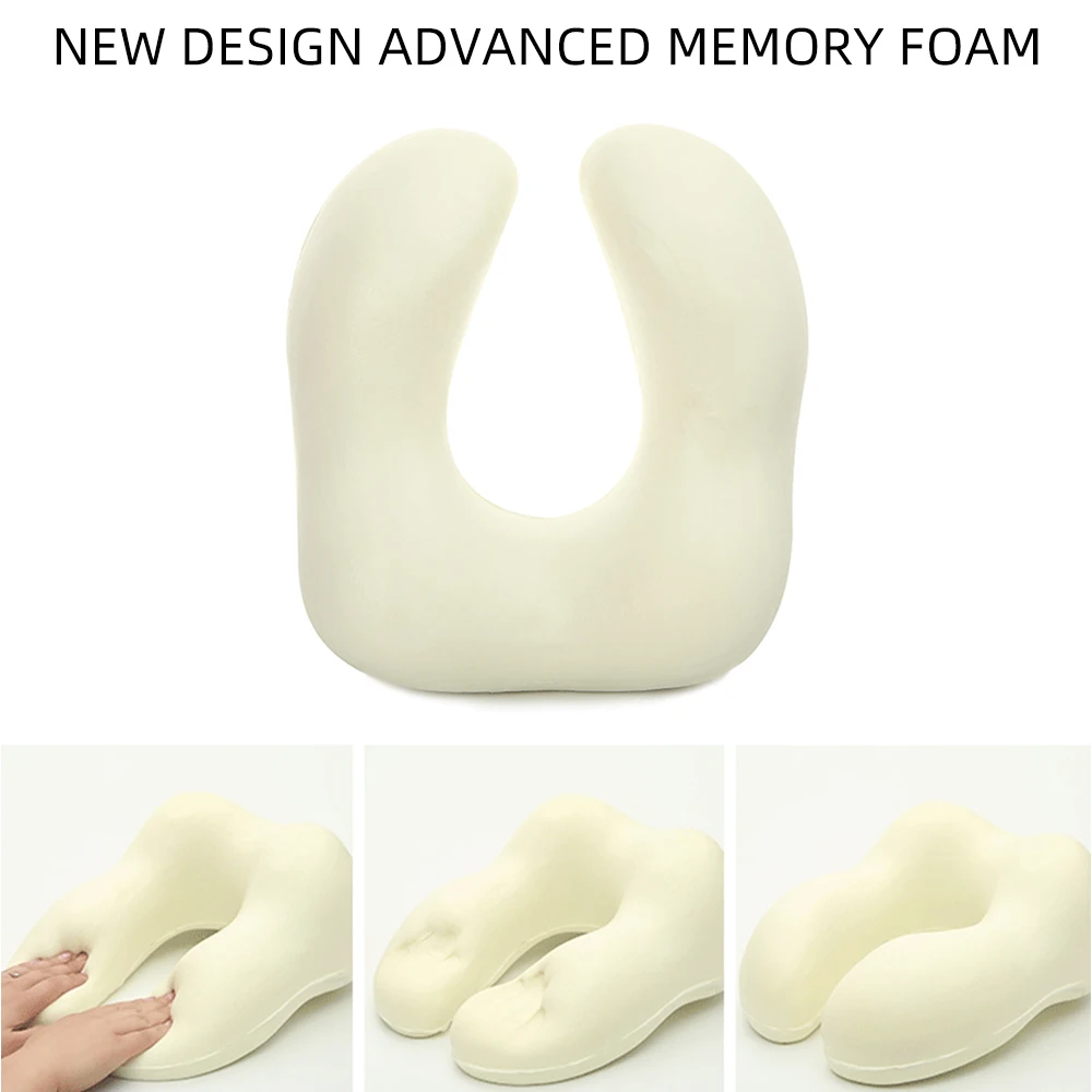 U образная подушка для путешествий Memory Foam Шея с медленным восстановлением формы и