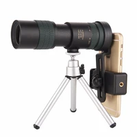 8 24x30 zoom monocular telescope for smartphone high quality powerful foldable bak4 retractable hunting optics handheld portable