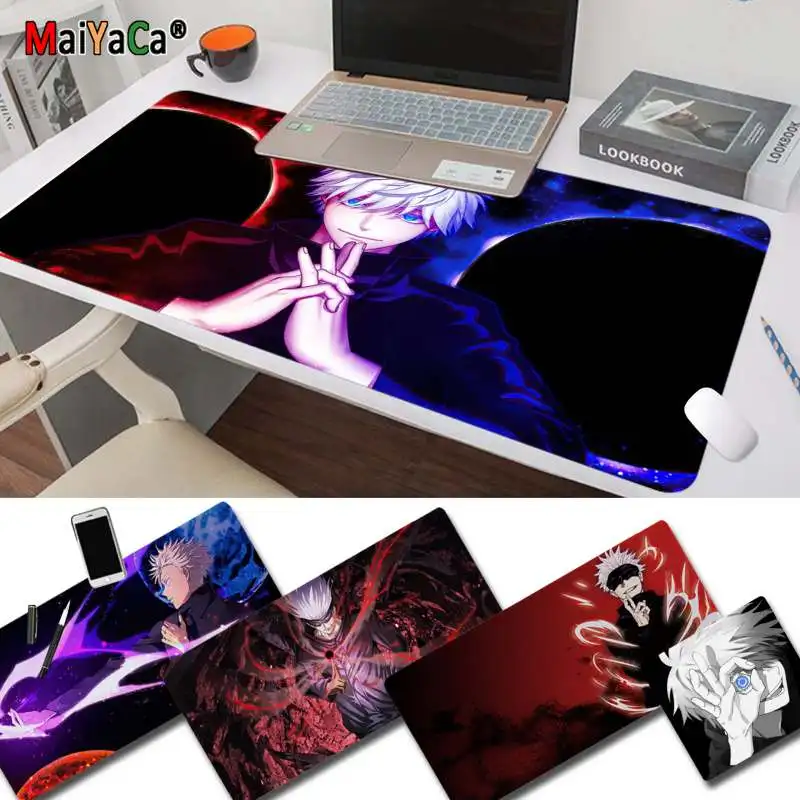 

MaiYaCa Jujutsu Kaisen Gojo Satoru NEW Cute large gaming mousepad L XL XXL gamer mouse pad Size for L XL Customized mouse pad