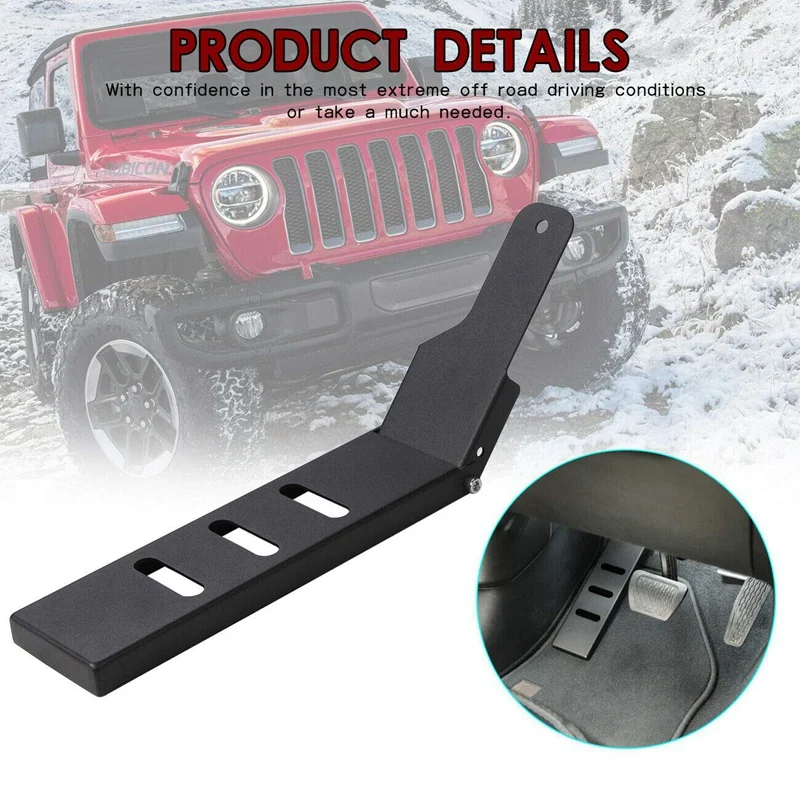 Dead Pedal Left Side Foot Rest Kick Panel for 2018-2019 Jeep Wrangler JL Car Pegs Cover Accessories | Автомобили и мотоциклы