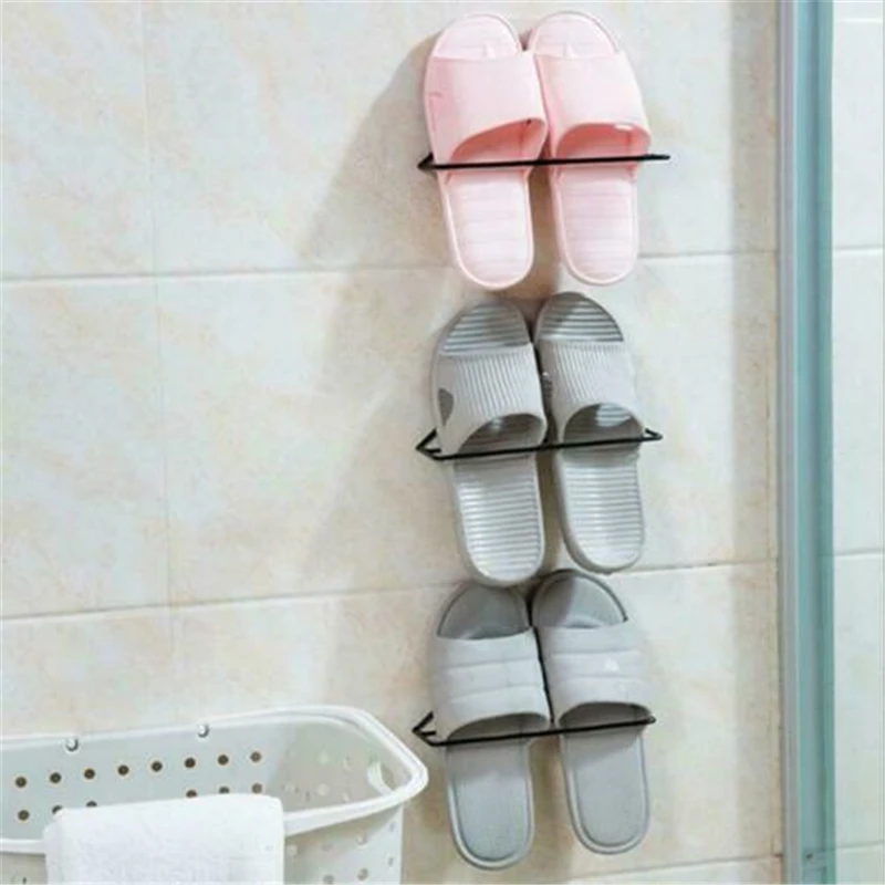 

Triangle Metal Door Hanging Shoes Rack Hanger Storage Organizer Home Portable Shoe Hanger