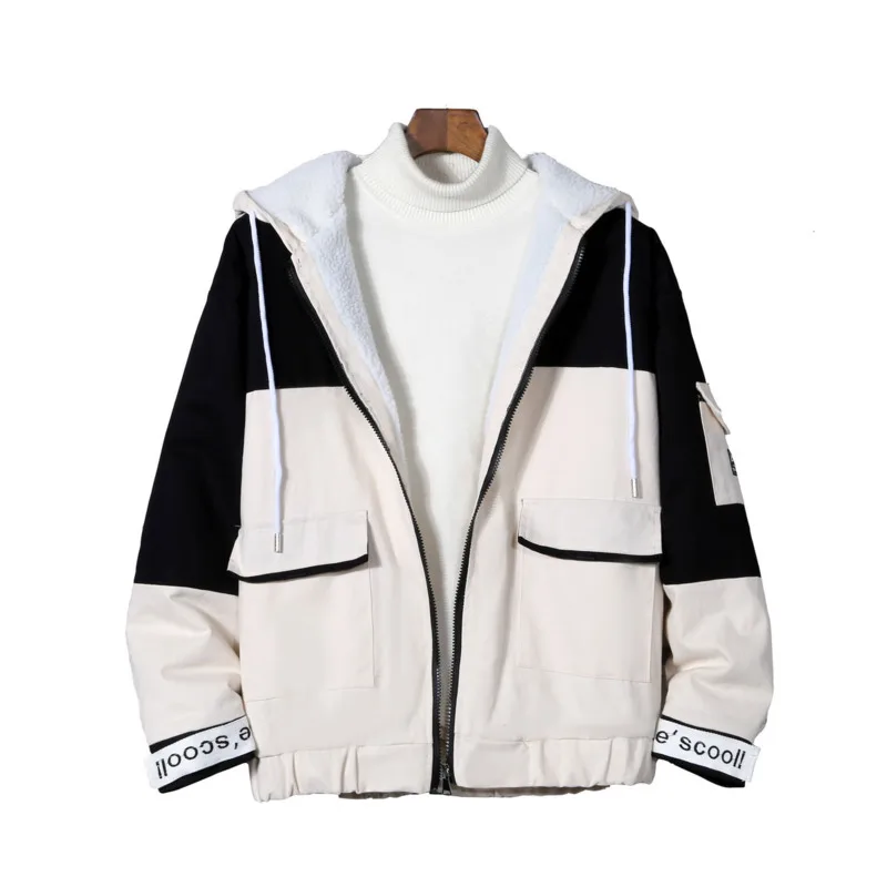 

2020 autumn and winter New Arrivals thick coat young men trend handsome casual lamb velvet jacket clothes Free shipping Cotton