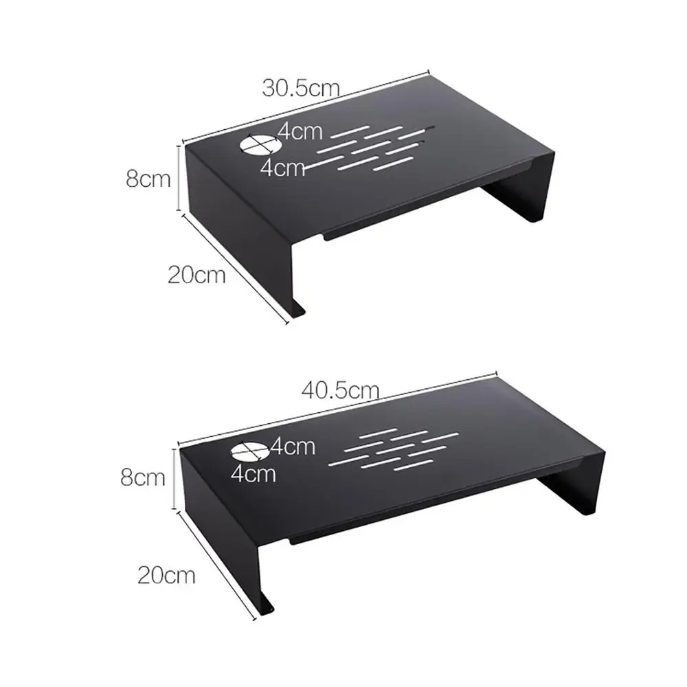 

Metal Home Office Desktop Monitor Stand Self Assembly LCD TV Laptop Rack Computer Screen Riser Shelf