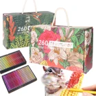 Профессиональные масляные цветные карандаши для художников, товары для творчества премиум-класса для детей и взрослых, для раскрашивания и рисования, 520