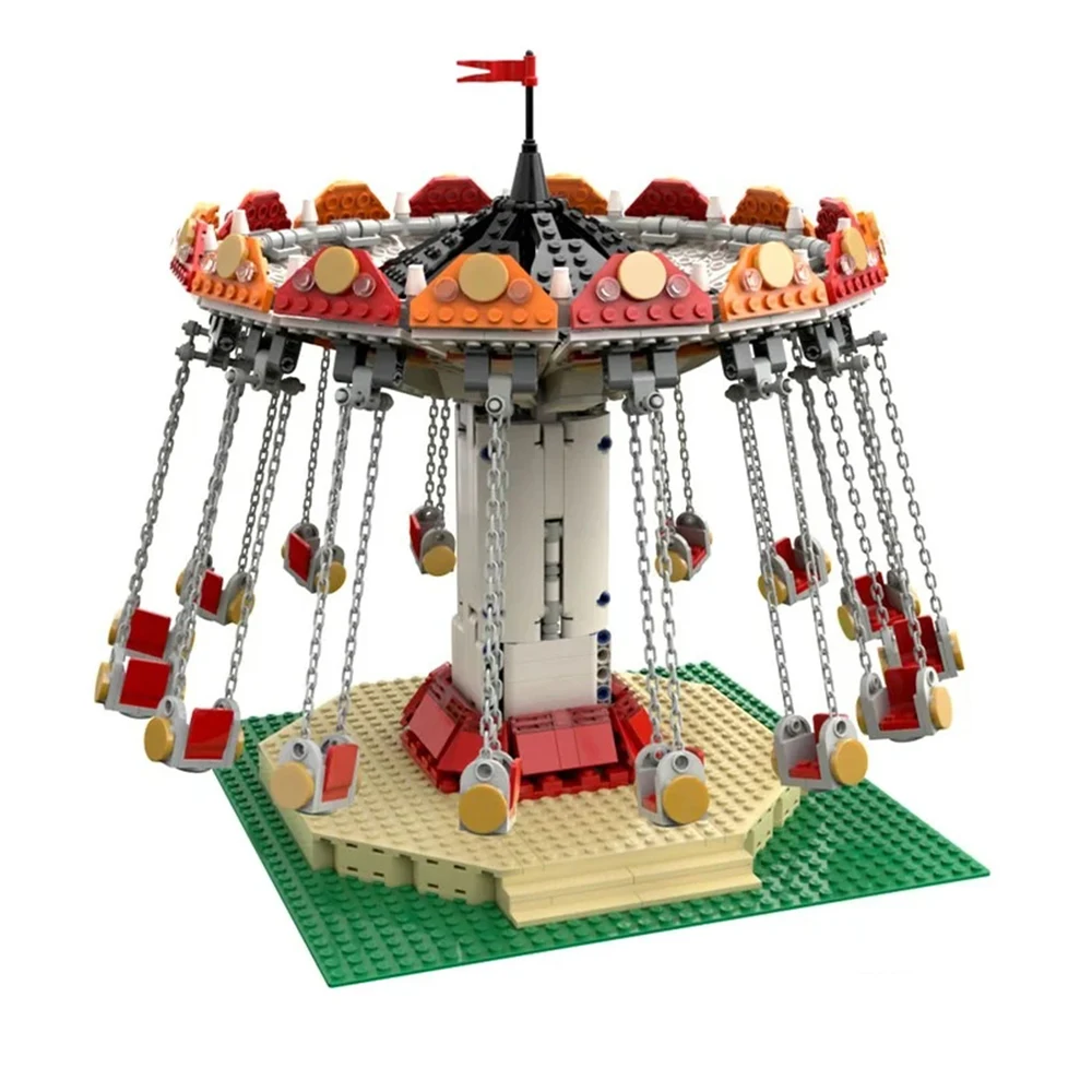 

MOC Swing Ride 1040PCS MOC Blocks Diy Series Building Block Bricks Most Popular Ride Blocks Toys Kids xmas Gifts