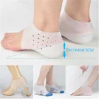 Силиконовые гелевые прокладки для увеличения роста пятки, 1,5 см, 2,5 см, 3,5 см, гелевые стельки для снятия подошвенного фасциита, уход за ногами