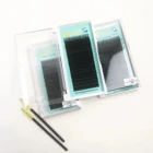 Накладные ресницы Big Eye's Secret, оптовая продажа, частная торговая марка C D L, изгиб, матовые черные классические шелковые ресницы, индивидуальный объем, наращивание ресниц