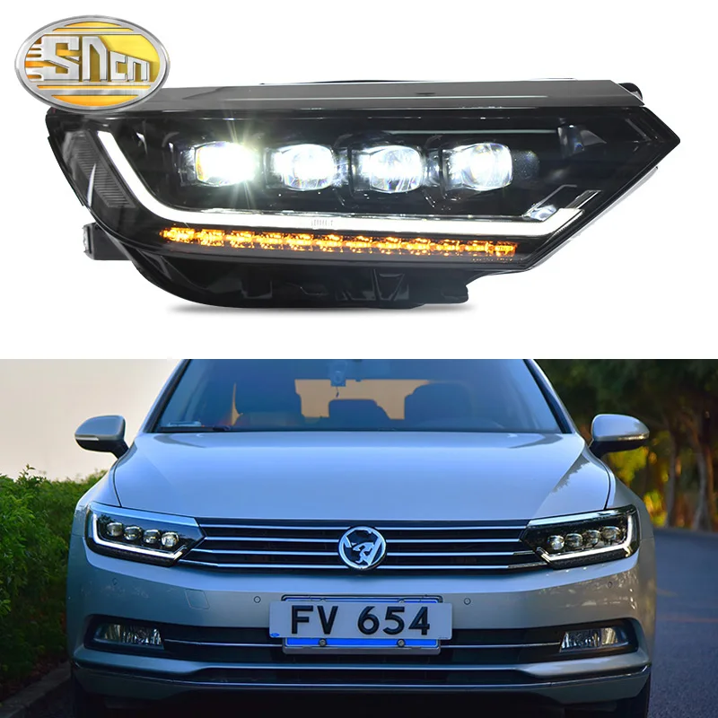 Автомобильный Стайлинг для Volkswagen VW Passat B8 светодиодный фонарь 2017 2018 Magotan фары
