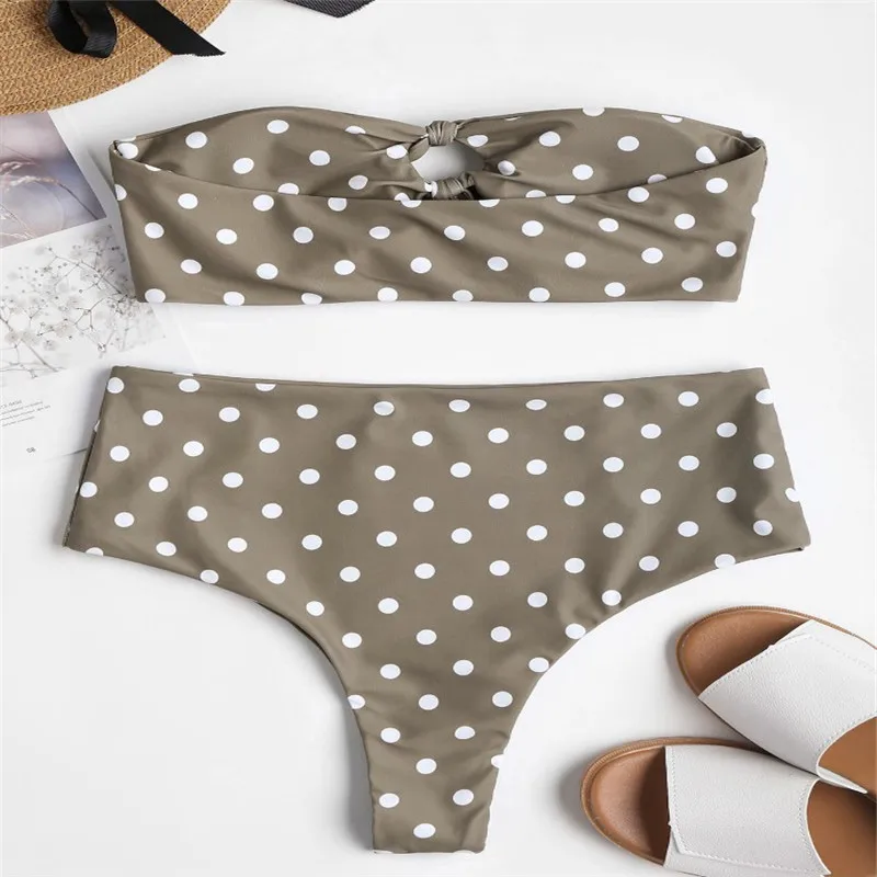 Новинка 2020 года комплект купальников из двух предметов с принтом роз переплет на