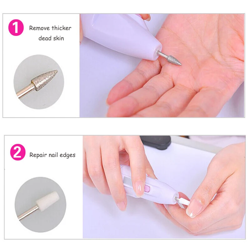 Электрическая шлифовальная машинка для маникюра мини-ручка аксессуары и