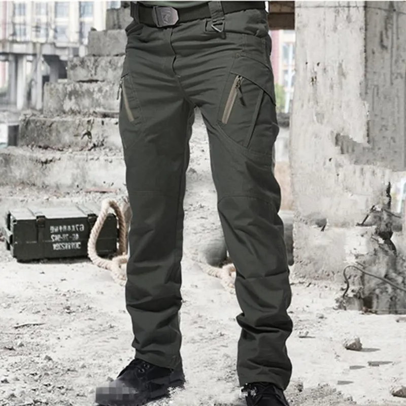 

Mens Summer Casual Pants Multiple Pocket Tactical Military Male Slim Trousers Outdoor Joggers Pant Plus Size Cargo Pants Man 5XL