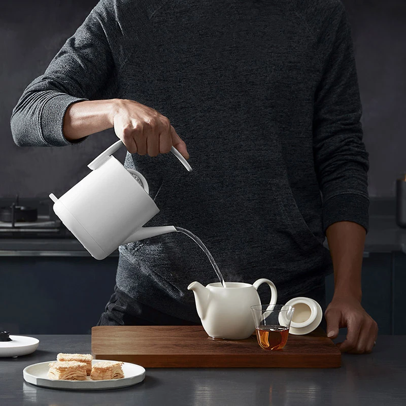 

D1-Q Electric Tea Service 220V Electric Kettle 750ML Fast Boiling Water Heater Stainless Steel Desktop Water Boiler