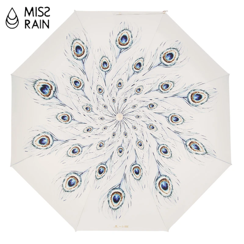 Prezzo MissRain Bianco Donne Parasole Protezione Uv Pieghevole Da Viaggio Antivento Paraguas Decorazione Di Cerimonia Nuziale Ombrello Di Alta Qualità Contenitore Di Regalo