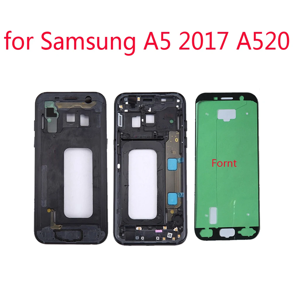 Для Samsung Galaxy A5 2017 A520 A520F оригинальный телефон новый металлический корпус средняя