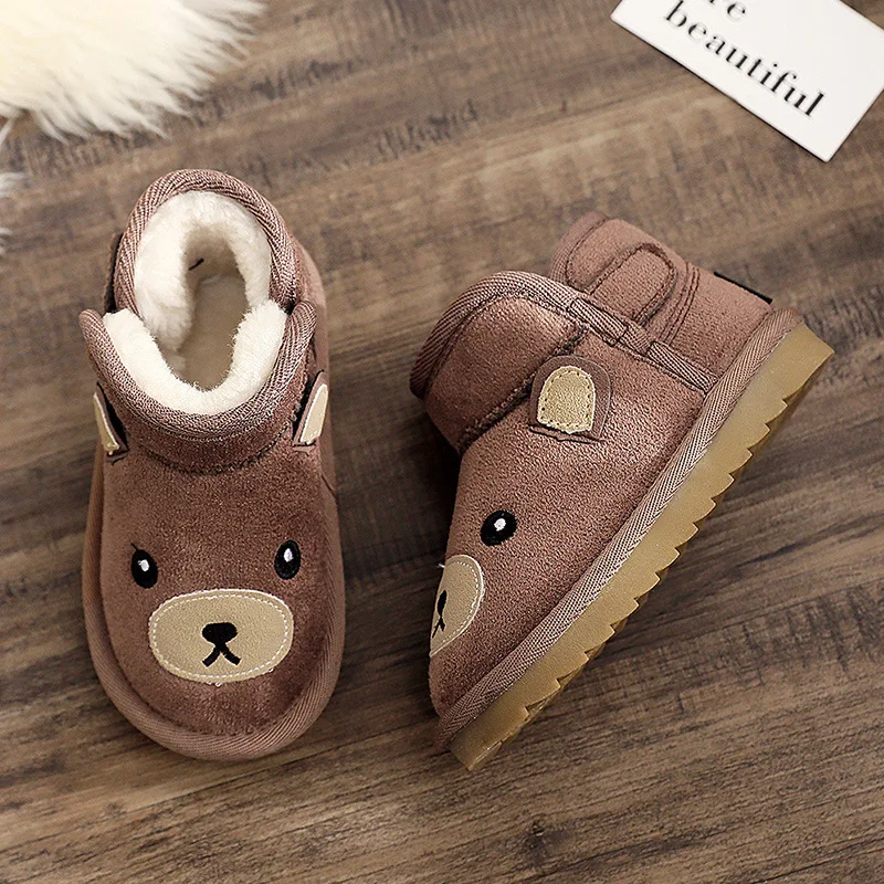 Ботинки детские зимние с плюшевой подкладкой для мальчиков и девочек От 1 до 10 лет