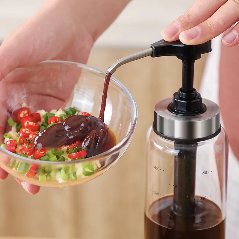 Кухонные гаджеты MOM'S для рук кухонный стеклянный соус выжимная бутылка Kicthen