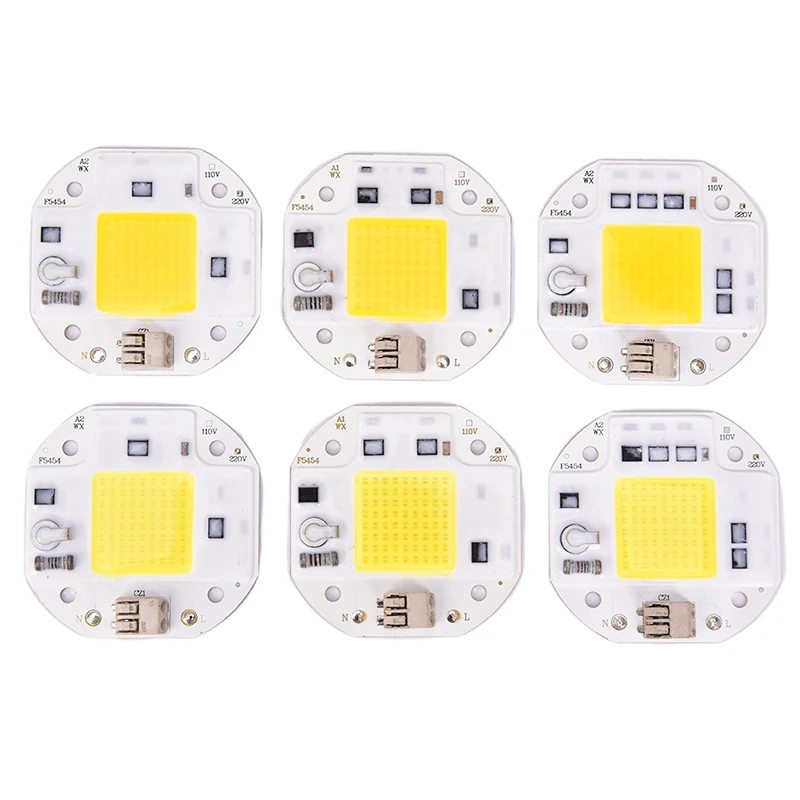 

220V 110V Quick Connect 50W 70W 1000W COB LED Chip for Spotlight Floodlight Integrated LED Light Beads Aluminum F5454 White Warm