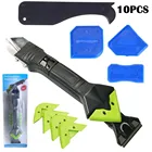 Набор скребков для снятия герметика валик для клея, 10 шт.