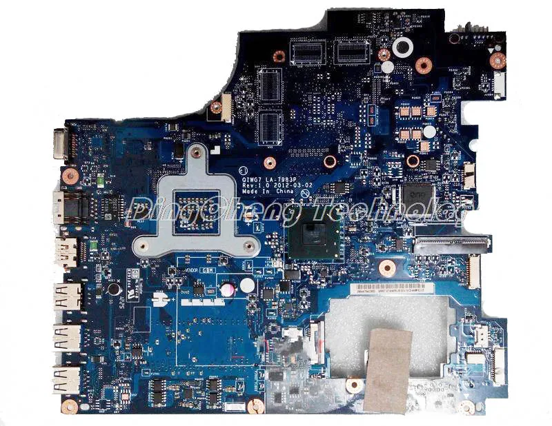 

Laptop Motherboard for Lenovo G780 LA-7983P QIWG7 HM76 GMA HD DDR3 integrated graphics card 100% tested Fully
