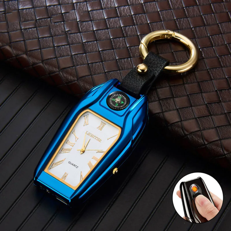 

USB Electric Rechargeable Watch Lighter Gadgets For Men Novelty Cool Cigarette Lighter Dropship Suppliers Smoke Accesoires