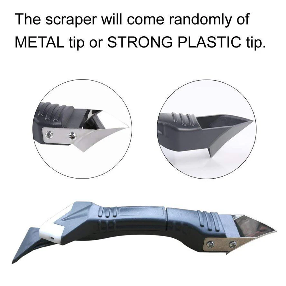 

Newly Sealant Remover Tool Kit Scraper Caulking Mould Removal 3 in 1 Portable for Home XSD88