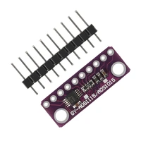 i2c ads1115 ads1015 16 bit adc 4 channel module with programmable gain amplifier 2 0v to 5 5v