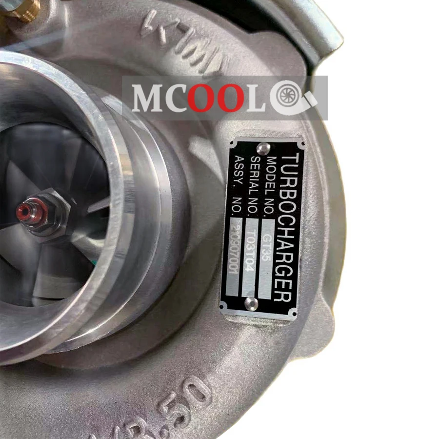 Турбокомпрессор Для HYBRID T3 T4 T03 T04 Turbo V-образный охлаждающий масляный ремень для 4 6