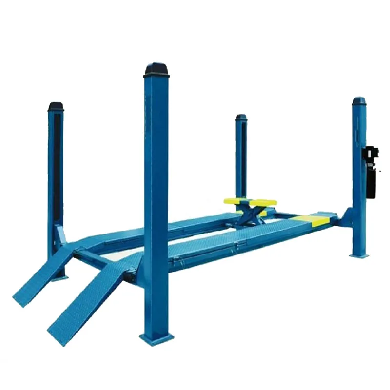 Хорошая производительность напольная плита 4 тонны четырехстоечный подъемник