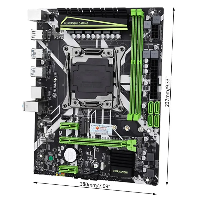 Huananzhi X99 слот для материнской платы LGA2011-3 USB3.0 NVME M.2 SSD Поддержка DDR4 регистровая и ecc-память памяти и процессор Xeon E5 V3