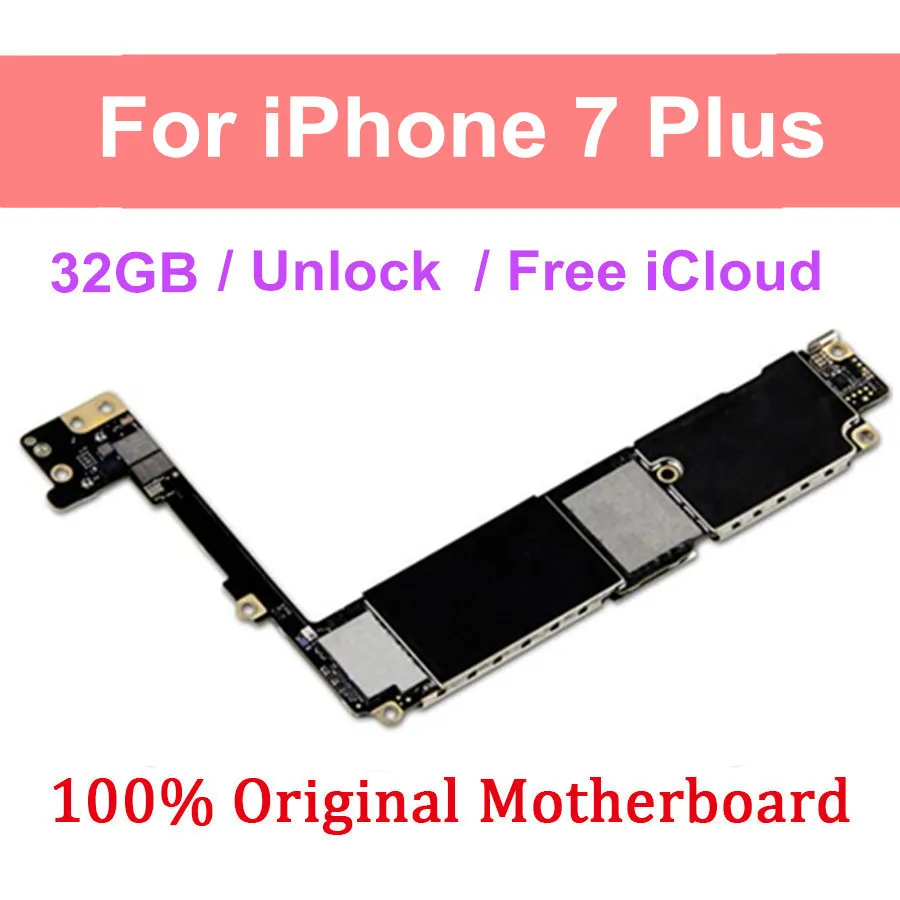 Материнская плата для iphone 7 Plus, материнская плата без Touch ID для iphone 7 Plus, 5,5 дюймов, Заводская разблокированная материнская плата, 32 ГБ, 128 ГБ, 256 г
