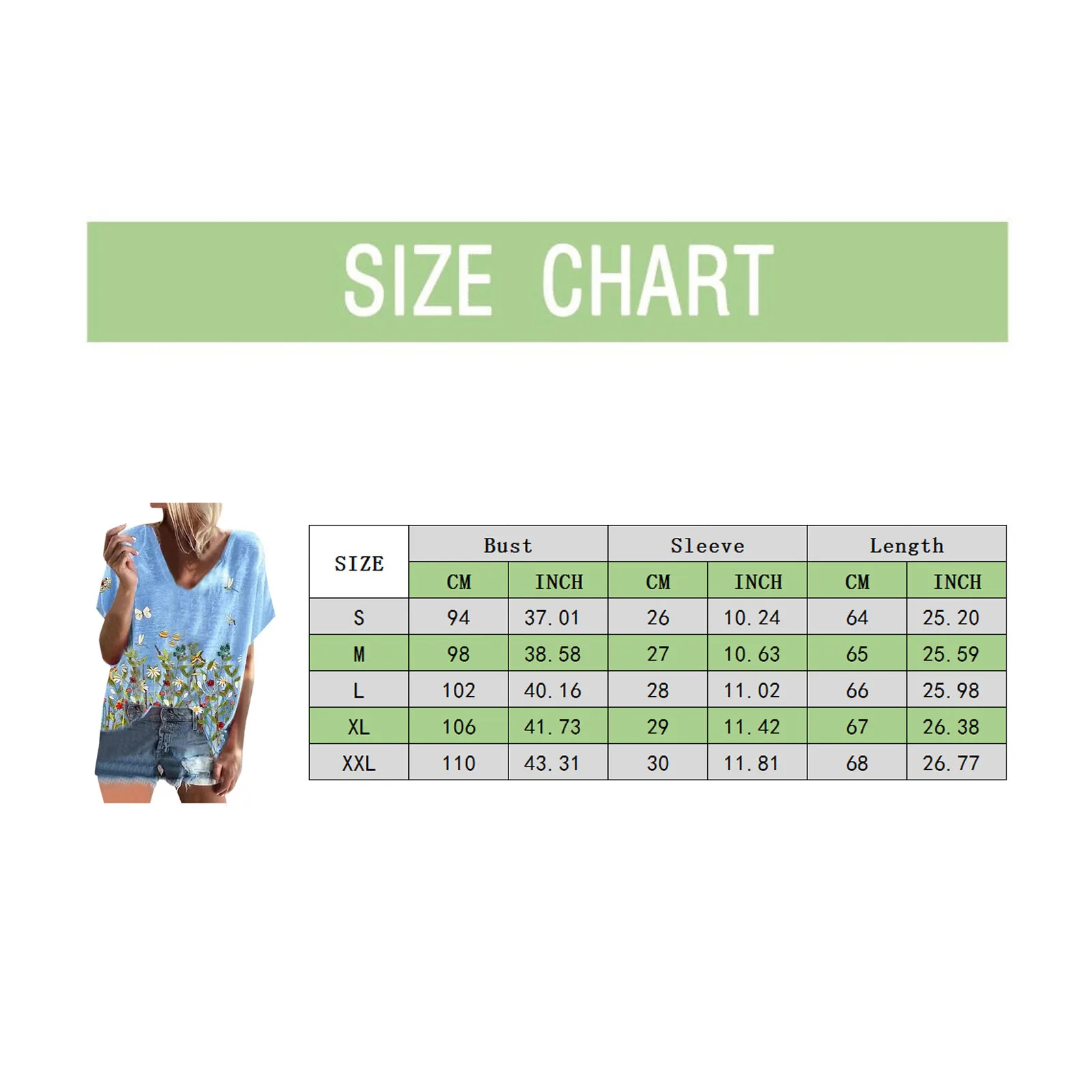 

Womens Floral Print T Shirt V-neck Short Sleeve Workout Tee Shirts Casual Loose Holiday T-shirt Summer Female Pullover Camisetas