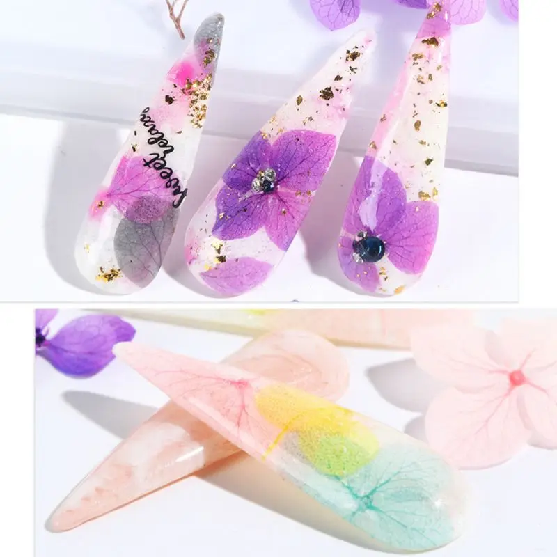 DIY наполнителя для дизайна ногтей Популярные сухие вечные цветы красивые ногти