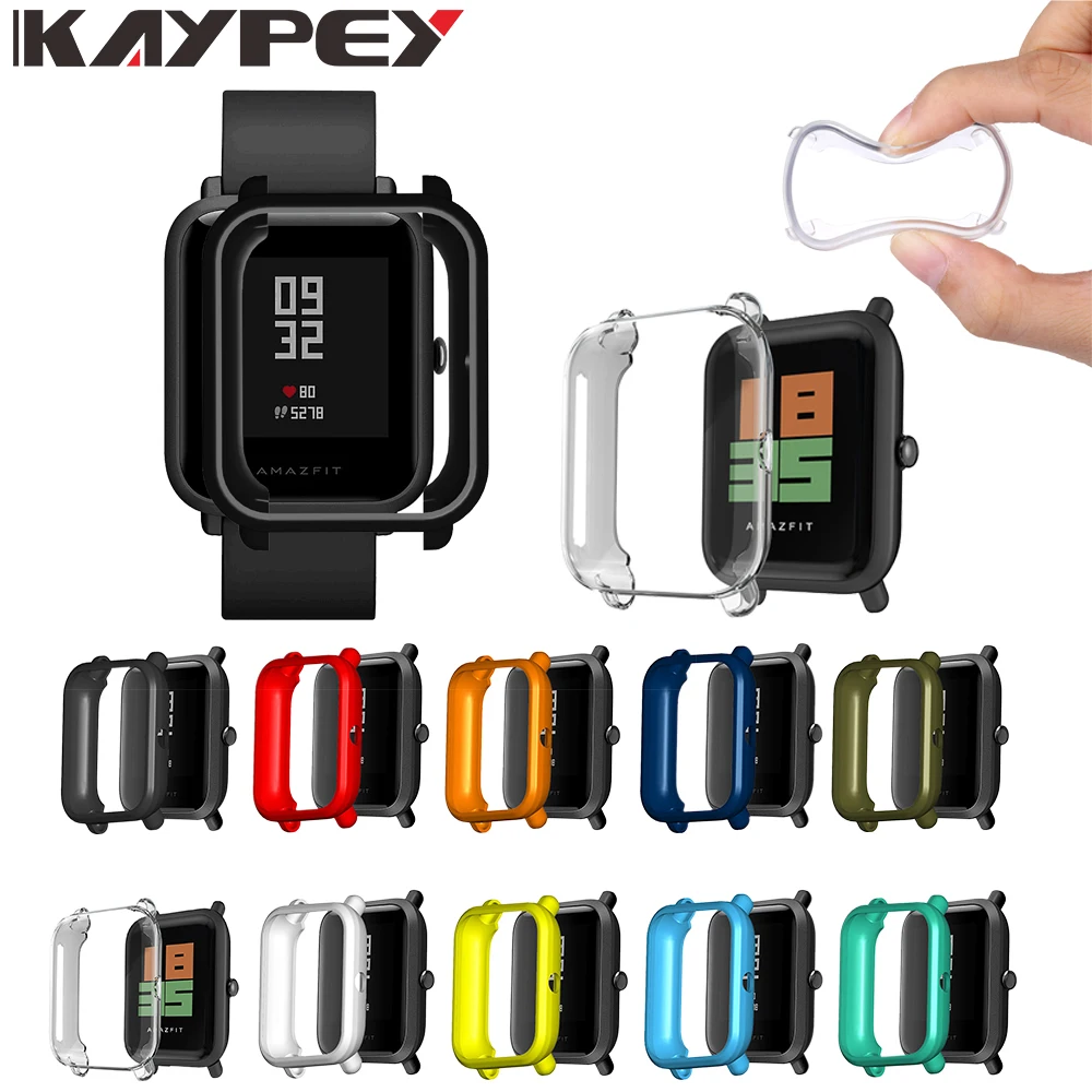 Мягкий защитный силиконовый чехол из ТПУ Для Xiaomi Huami Amazfit Bip Youth Lite WatchSmart