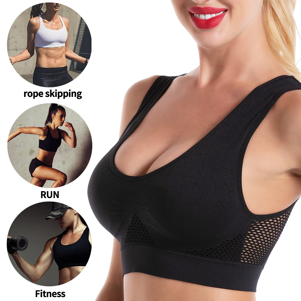 

Bra Sports Bra seamless plus size sexy push up bralette Women's Bra Without Frame bones top Female Pitted Wireless bra Tube Top