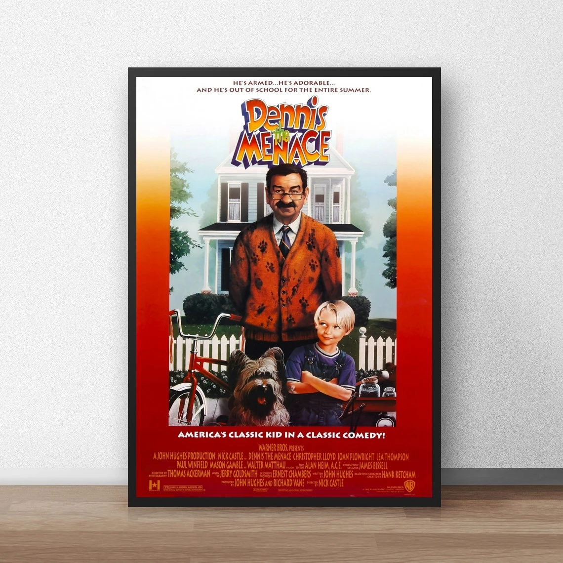 

Dennis The Menace Classic Movie Poster Canvas Print Home Decoration Wall Painting ( No Frame )