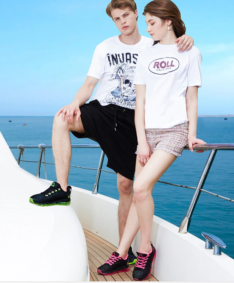 Onemix Air мужские кроссовки легкие светоотражающие сетчатые черные|Беговая обувь| |