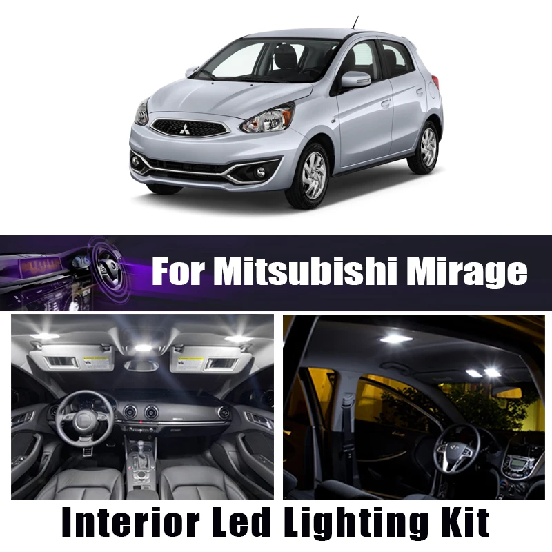 Для Mitsubishi Mirage 1989 2020 Canbus ВОДИТЬ автомобиль интерьера светильник фонарь освещения
