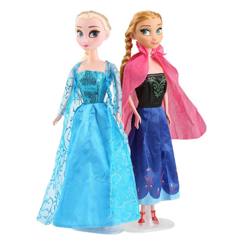 Disney новые детские куклы игрушки принцесса Эльза Анна Carttoon кукла Снежная королева дети девочки игрушки в подарок на день рождения для детей куклы 30 см