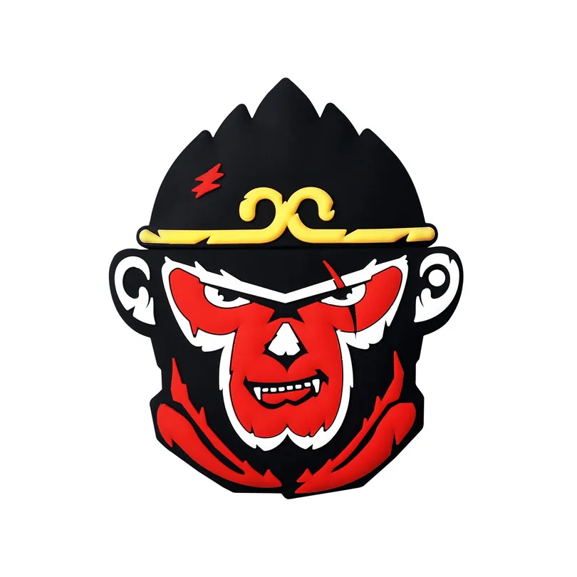 Милый силиконовый чехол для наушников с 3D рисунком Wukong для Apple New AirPods 1/2, беспроводная bluetooth-гарнитура