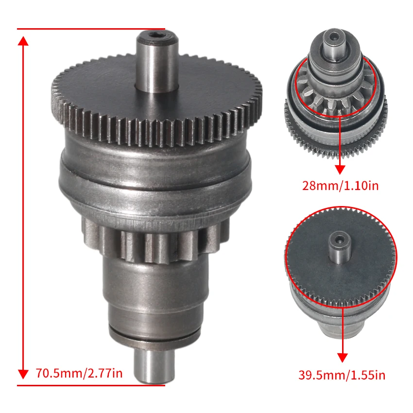 Стартовый привод Bendix для Honda SE50 AF12 SE50P SFX50MM SFX50S SGX50 Sky AF43/AF45 SGX50S SH50 SH пятьдесят Scoopy аксессуары