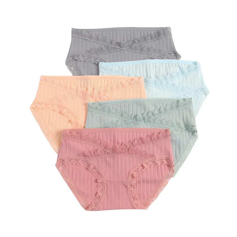 Хлопковые женские трусики для будущих мам трусы беременных женщин короткие