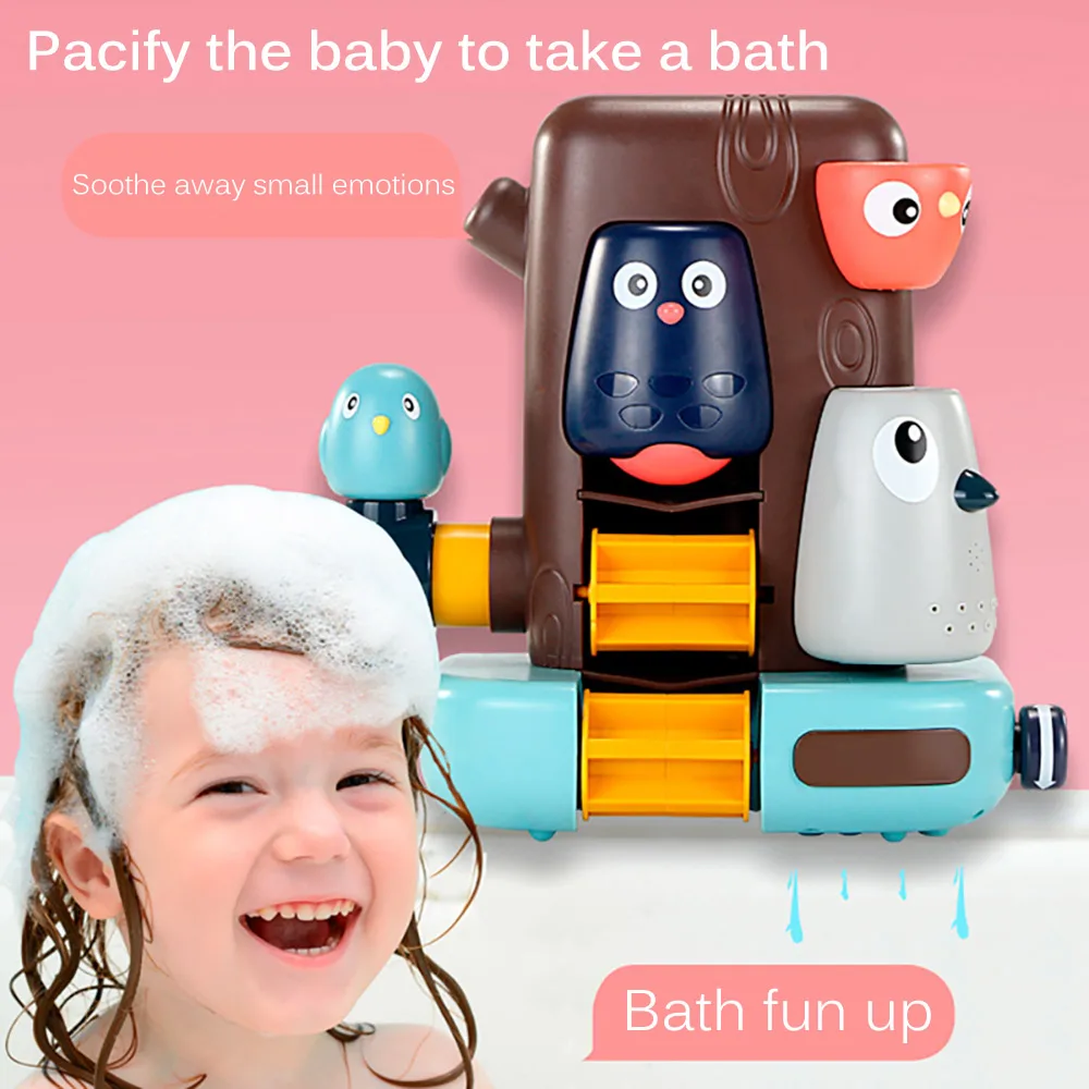 

Детская игрушка для купания и ванной комнаты детские игрушки для ванной комнаты трубопровод распылитель воды душевая игра птичий гриб детс...